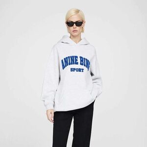 Anine Bing Tyler Hoodie Heather Grey Size S